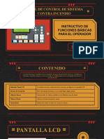 Instrucciones básicas de panel contra incendio