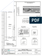 Disposición de agujeros para armados de postes