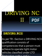 DRIVING NCII CBT TRAINING