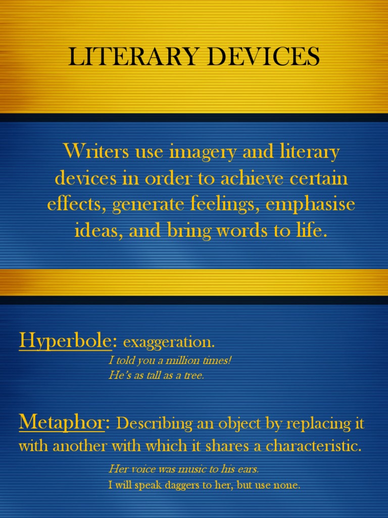 Literary Devices PDF