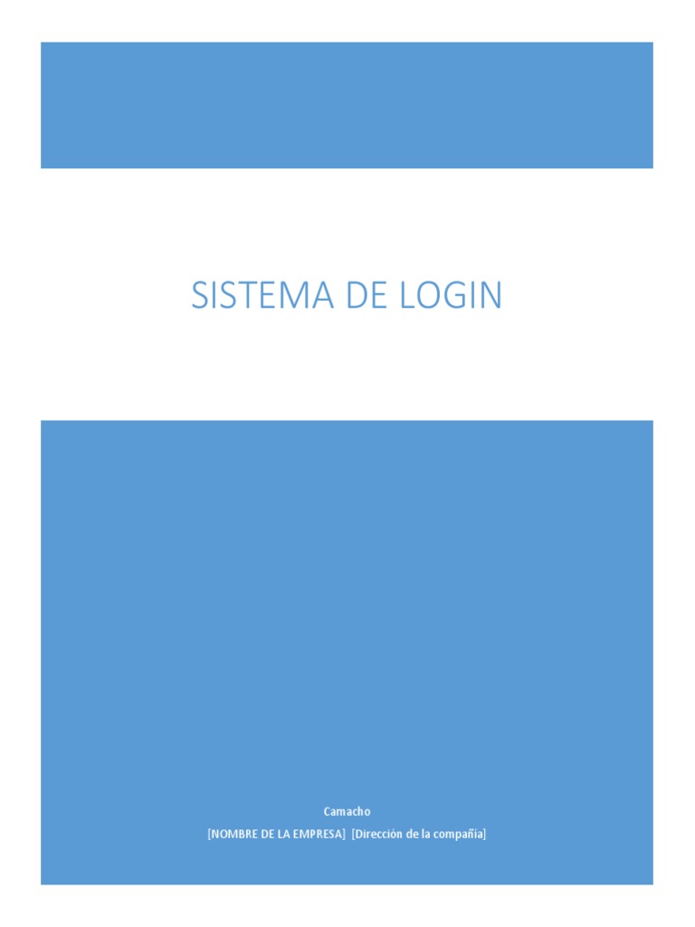 Login en java gui pdf edad de informaci n software