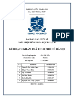 Nhóm 2 - Chương trình du lịch trong ngày trải nghiệm phố cổ