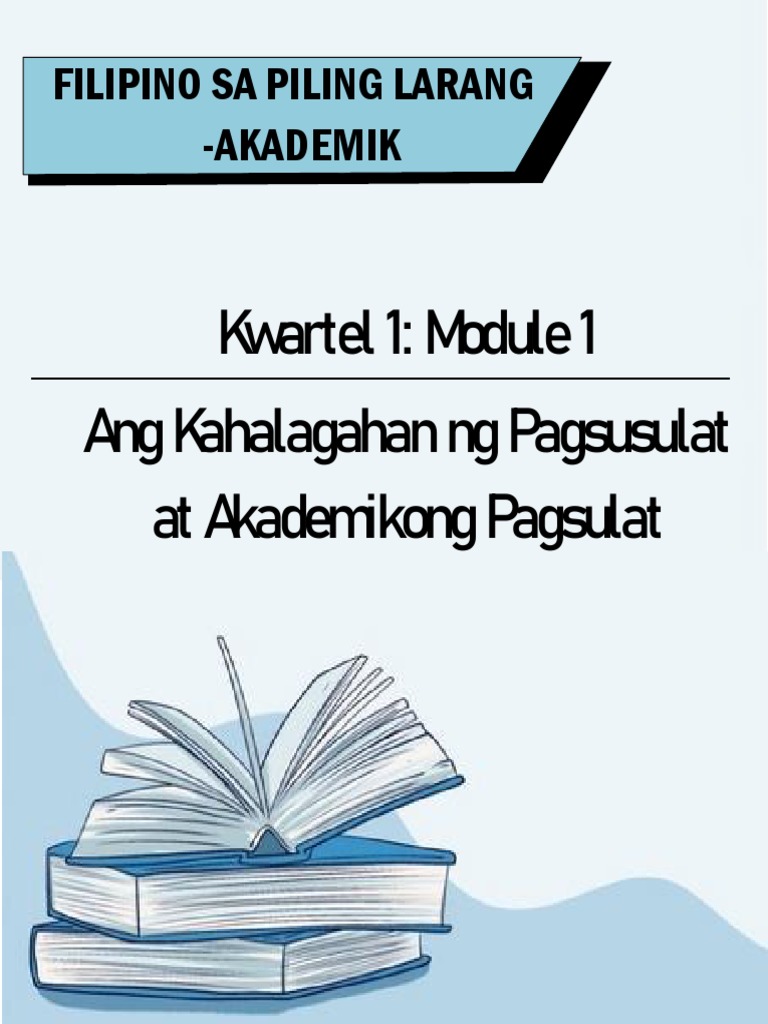 M1-Filipino Sa Piling Larang | PDF
