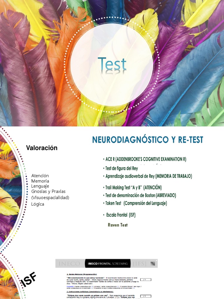 Clase - Test 3era Parte - ISF, Raven - Informe | PDF