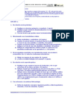 Biología: Examen completo de la opción A sobre proteínas, metabolismo celular, expresión génica y biotecnología