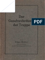 Der Gasabwehrdienst der Truppe - Edgar Hieber - 1938 - Winke und Vorschläge