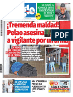 ¡Tremenda Maldad! Pelao Asesina A Vigilante Por Un Arma: Se Acabó El Romance Entre Universitario de Perú Y "Negrito"