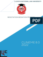 CLINEME 8.0 (Negotiation Mediation Problem)