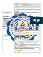 COT Lesson Plan English 8