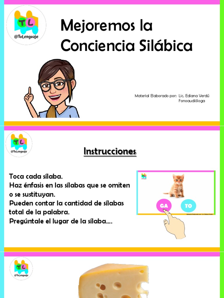 Mejora de Conciencia Silábica | PDF