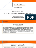 Tema 2-La Ley Del Sistema de Defensa Nacional