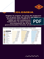 Infografía destinos encantadores en Colombia turismo colorido