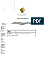 Manual de Procedimientos: Ministerio Público Fiscalía de La Nación