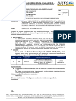 Informe #00000 Requerimiento de Adquision de Materiales de Escritorio