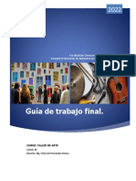 Guía de Trabajo Final - Taller de Arte