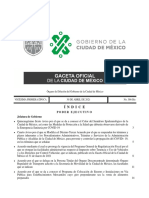 Gaceta Oficial Del La Ciudad de Mexico 30 de Abril Del 2021 Del 2 Al 31 de Mayo Del 2021 Como Dias Inhabiles