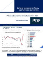 Foro Piura 2022 Javier Bereche Contexto Economico y Oportunidades de Inversion