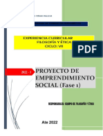 Proyecto Emprendimiento+social