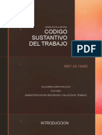 Codigo Sustantivo Del Trabajo (Actividad 2)