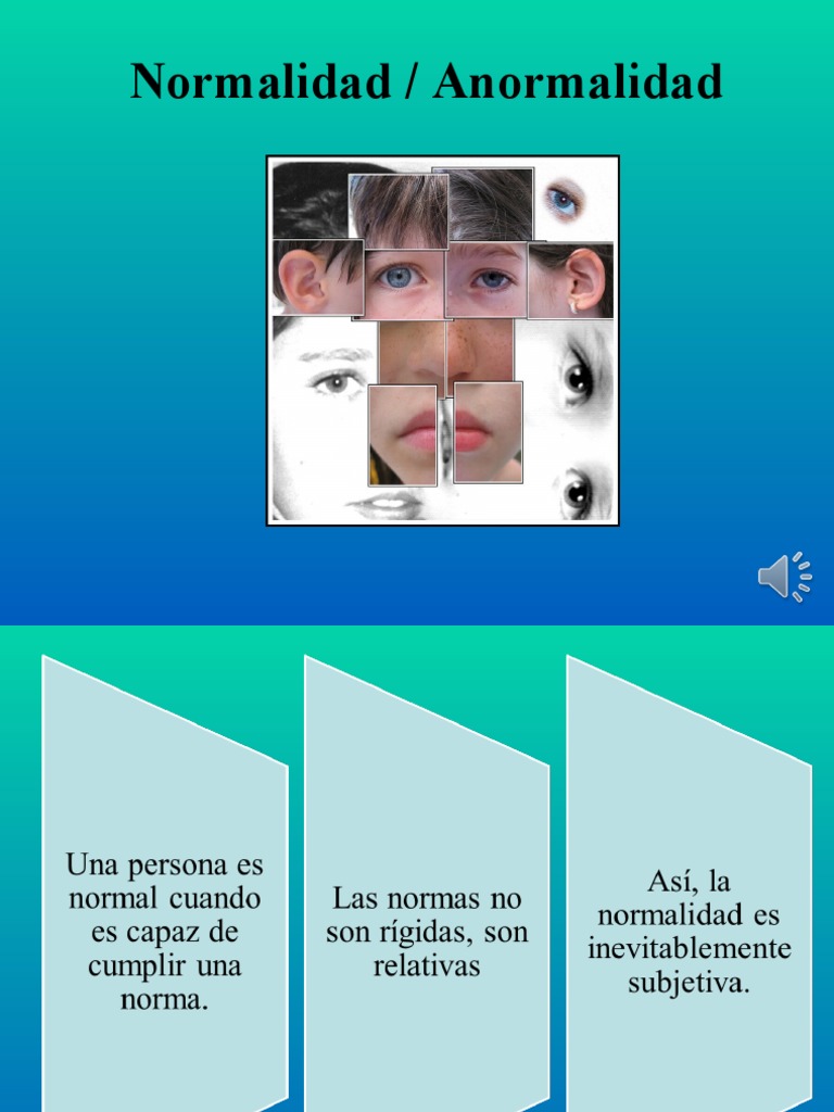 Normas de Normalidad y Anormalidad | PDF | Ciencia y matemáticas
