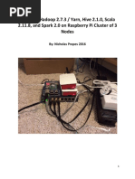 2016 09 05 Raspberry Pi Hadoop Setup v1