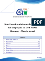 New Functionalities Compilation Jan Mar 2022