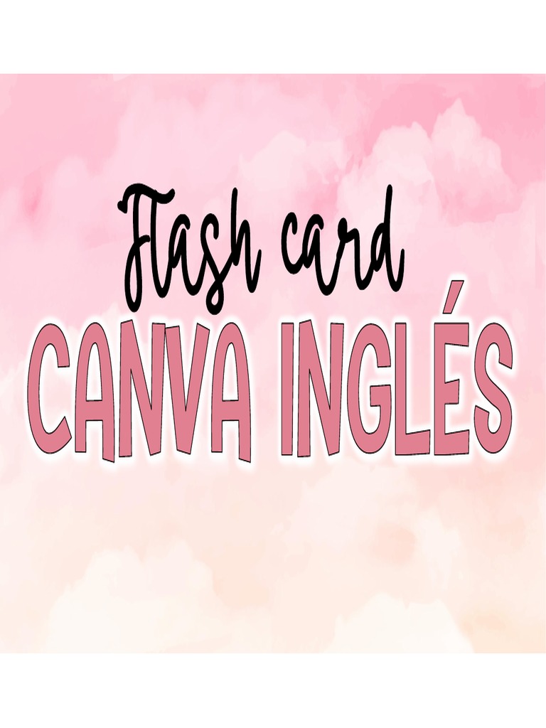 Flash Card Ingles PDF