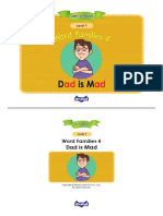 Dad Is Mad: Word Families 4