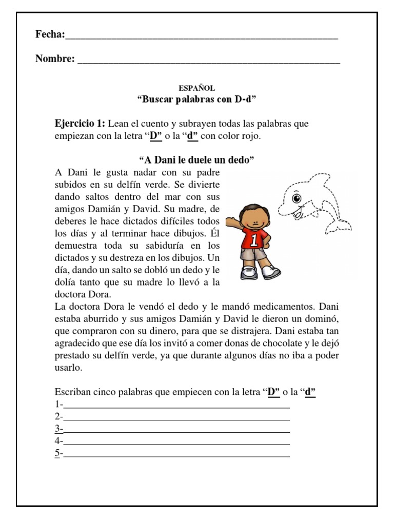 ESPAÑOL - EJERCICIOS imprimir | PDF
