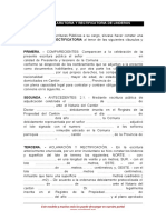 MN 17.02. MINUTA ACALARATORIA Y RECTIFICADORA DE LINDEROS 