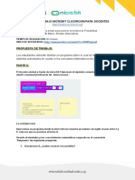 FICHA DE TRABAJO MICROBIT CLASSROOM PARA DOCENTES