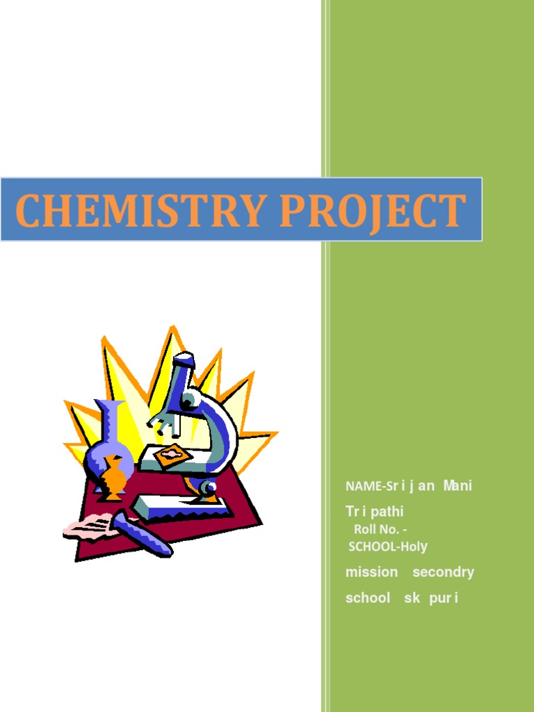 Chemistry Project Class 12 PDF Act Of Parliament Foods