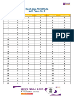 Nda 2 2022 Math Answer Key Set D 73