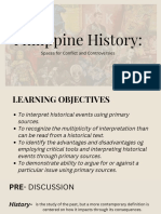 Philippine History Report