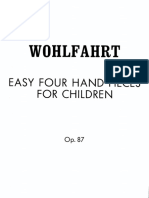 WohlfahrtH Easy 4 Hand Pieces for Children Op 87