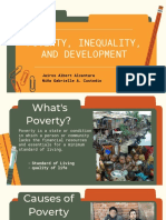 Poverty, Inequality and Development by Custodio, Niña Gabrielle & Alcantara, Jairus Albert