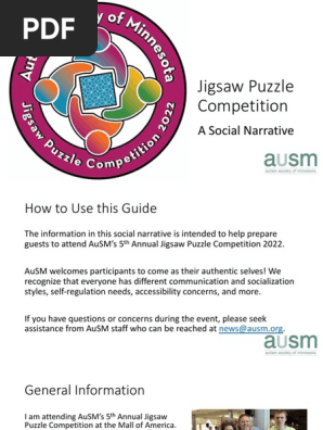 Jigsaw Puzzle Competition Social Narrative