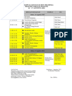 Jadwal Kegiatan Hut Pramuka 2022