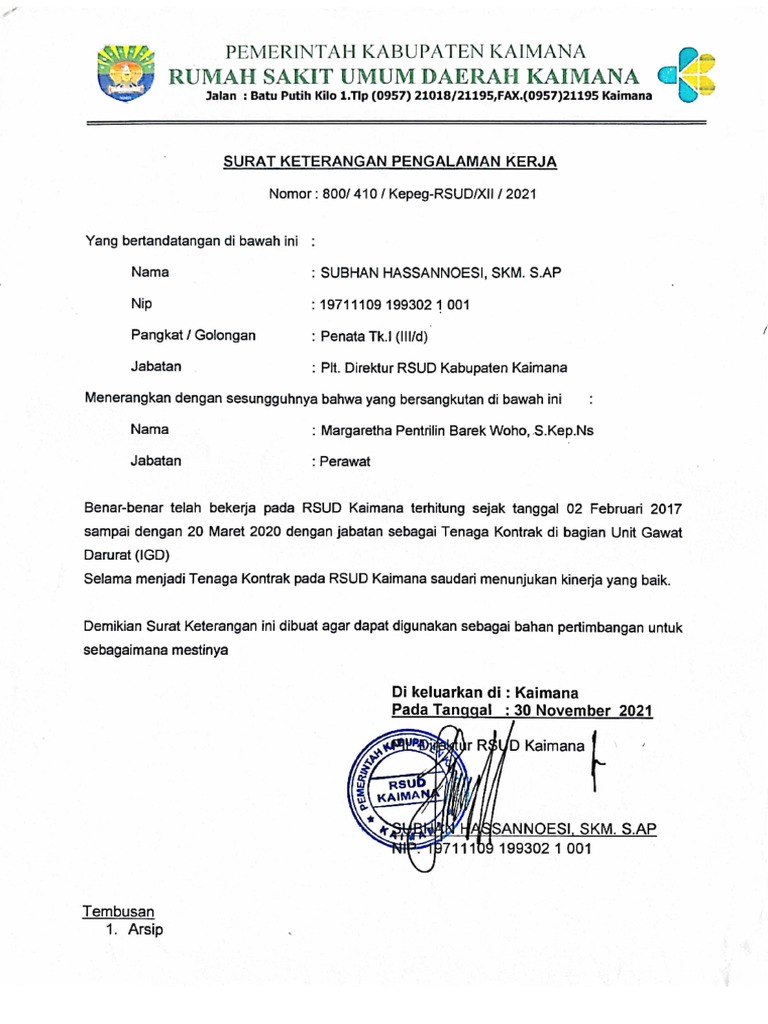 Pengalaman Kerja Kunci Kesuksesan