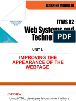 ITWS02 - Chapter I HTML