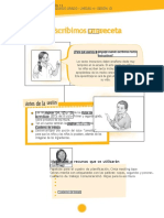 Ejemplo de Elborar Receta Sesionde Escribe