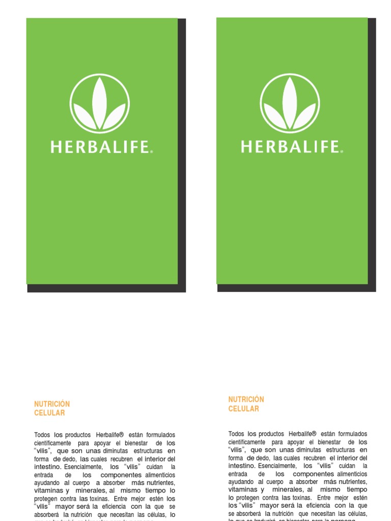 Guia de Productos Herbalife | PDF | Nutrición | Dieta y nutrición, image size:768x1024
