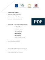 Worksheet Blood Circulatory - System