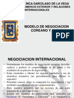 Modelo DE Negociacion Coreano y Chino