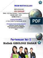 Geologidasar Pertemuan 1