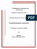 La Segiridad Informatica y Usuarioa Final - Flores Perez Marco Antonio - 5B