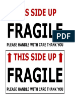 This Side Up: Fragile Fragile