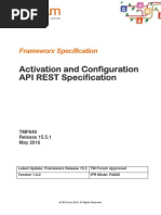 TMF640 Activation Configuration API REST Specification R15.5.1