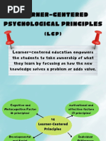 Learner-Centered Psychological Principles