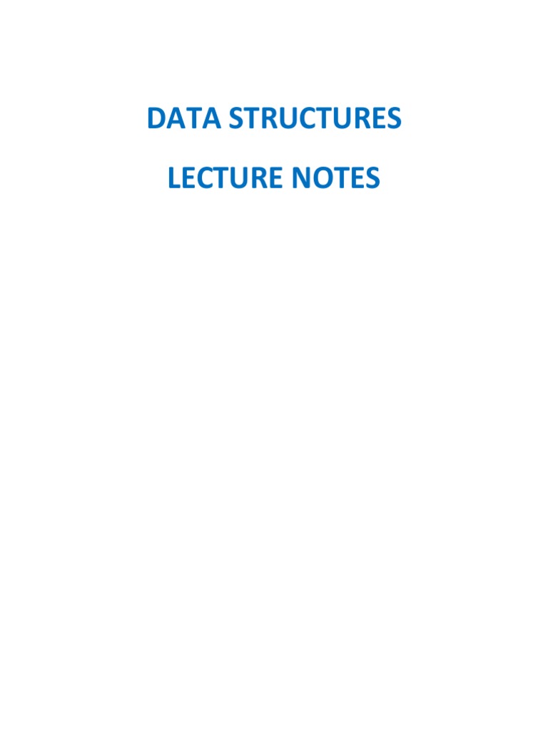 Unit 1 | Download Free PDF | Array Data Structure | Algorithms